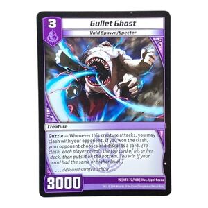 Gullet Ghost Trading Card - Purple and Blue